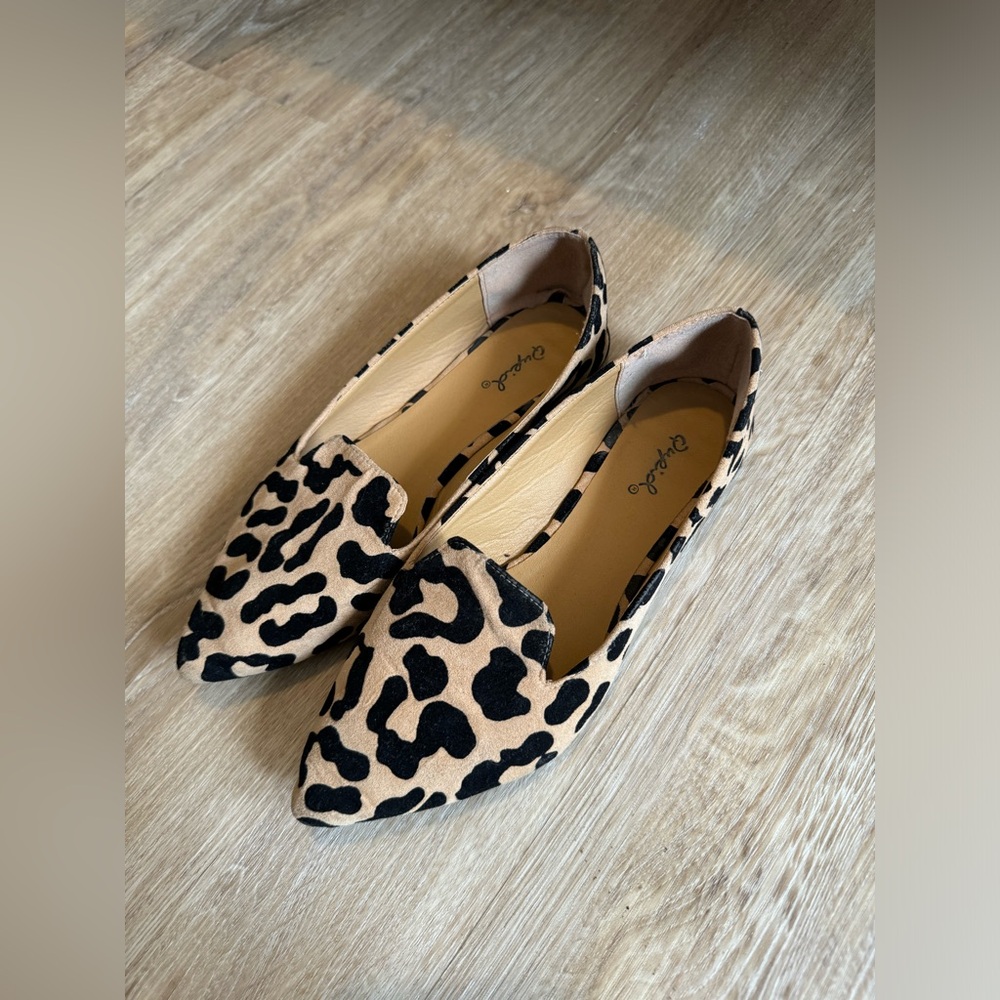 Cheetah flats from Roolee! Women’s size 7